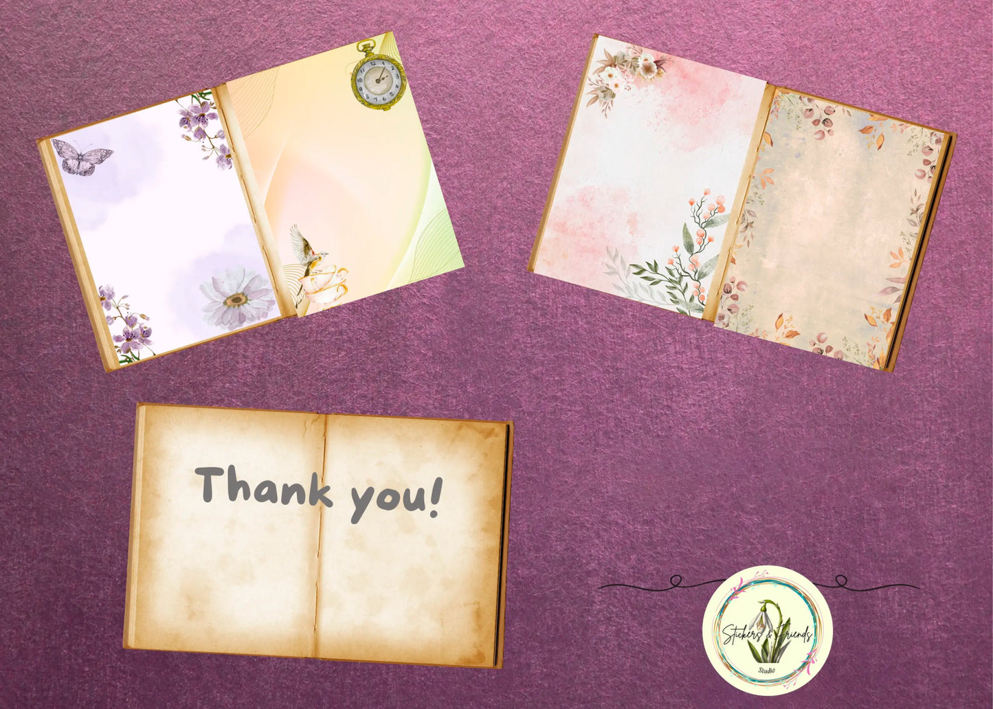 Junk Journal Vol. I (Paper) - Stickers&FriendsStudio