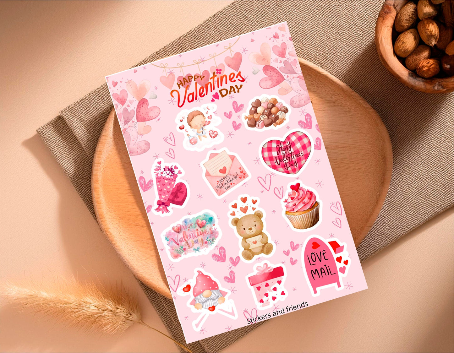 Saint Valentine's Day Pack (Paper) - Stickers&FriendsStudio