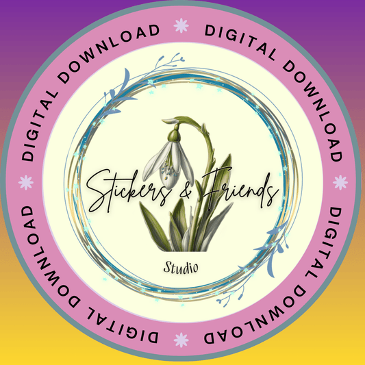 Autumn Letter Sheet - Stickers&FriendsStudio