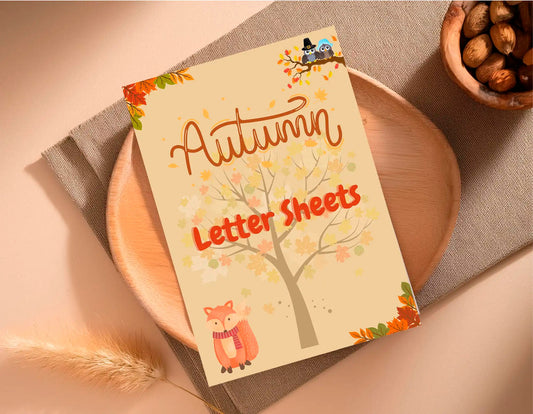 Autumn Letter Sheet - Stickers&FriendsStudio