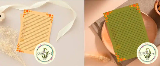 Autumn Letter Sheet (Paper) - Stickers&FriendsStudio