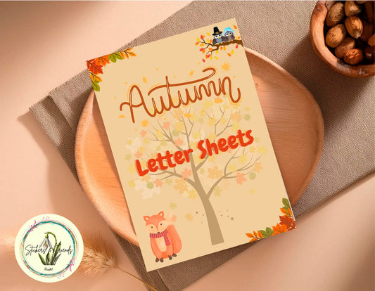Autumn Letter Sheet (Paper) - Stickers&FriendsStudio