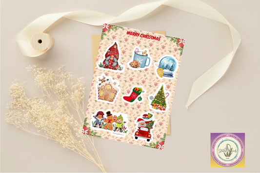 Christmas sticker sheet (Digital) - Stickers&FriendsStudio