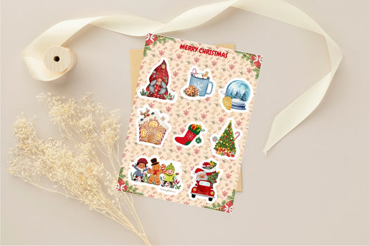 Christmas sticker sheet (Paper) - Stickers&FriendsStudio