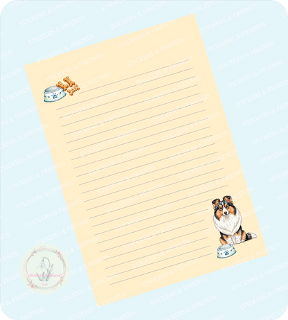 City Dogs Digital Letter Sheet - Stickers&Friends