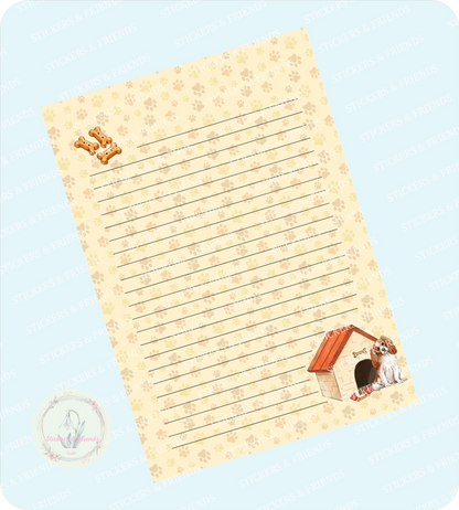 City Dogs Digital Letter Sheet - Stickers&Friends
