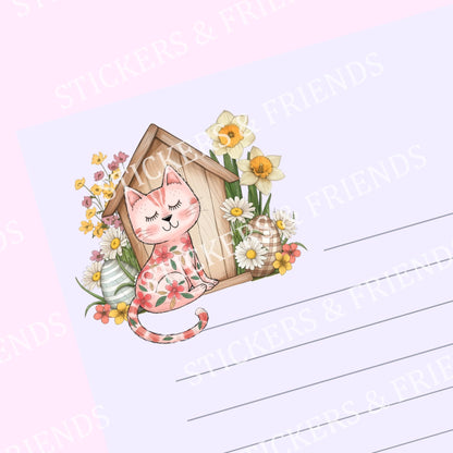 Country Cats Letter Sheet - Stickers&Friends Studio