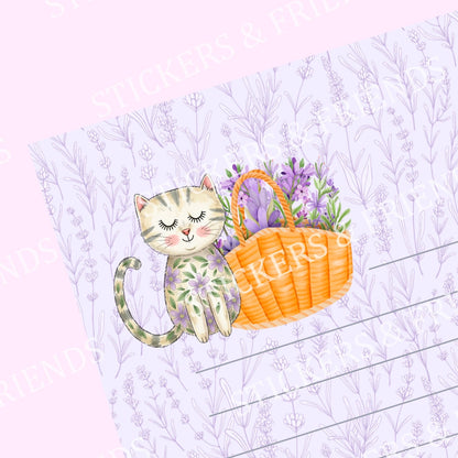 Country Cats Letter Sheet - Stickers&Friends Studio