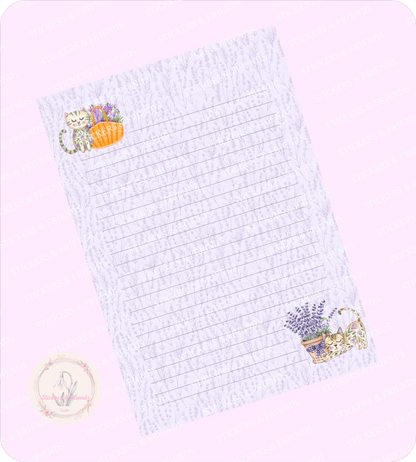 Country Cats Letter Sheet - Stickers&Friends Studio