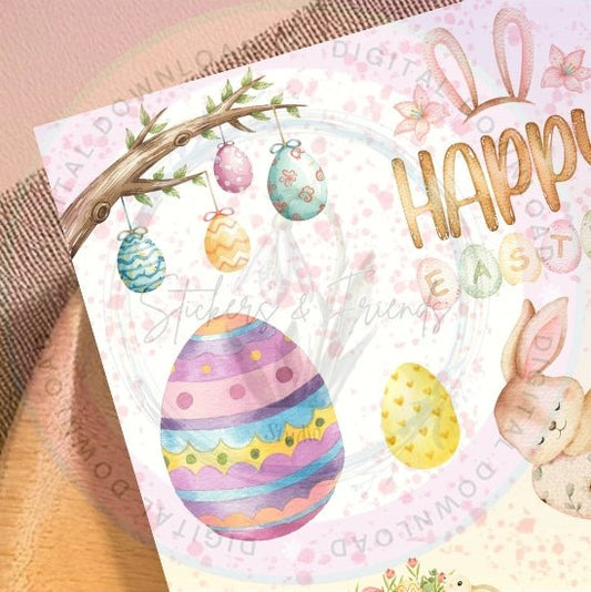 Easter Happy Junk Journal Pack - Stickers&FriendsStudio