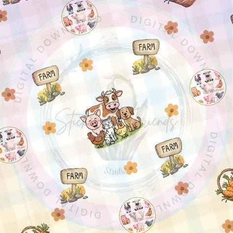 Farm Friends Junk Journal Pack - Stickers&FriendsStudio