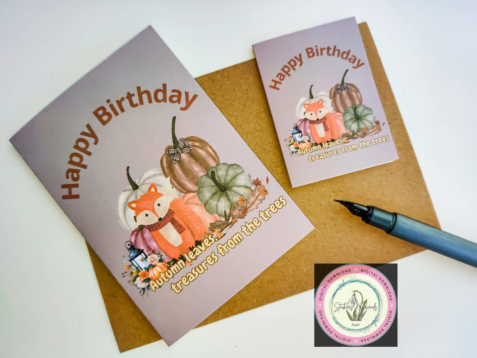 Greeting Card - Stickers&FriendsStudio
