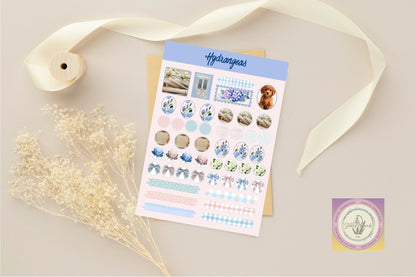 Hydrangeas Junk Journal Pack - Stickers&FriendsStudio