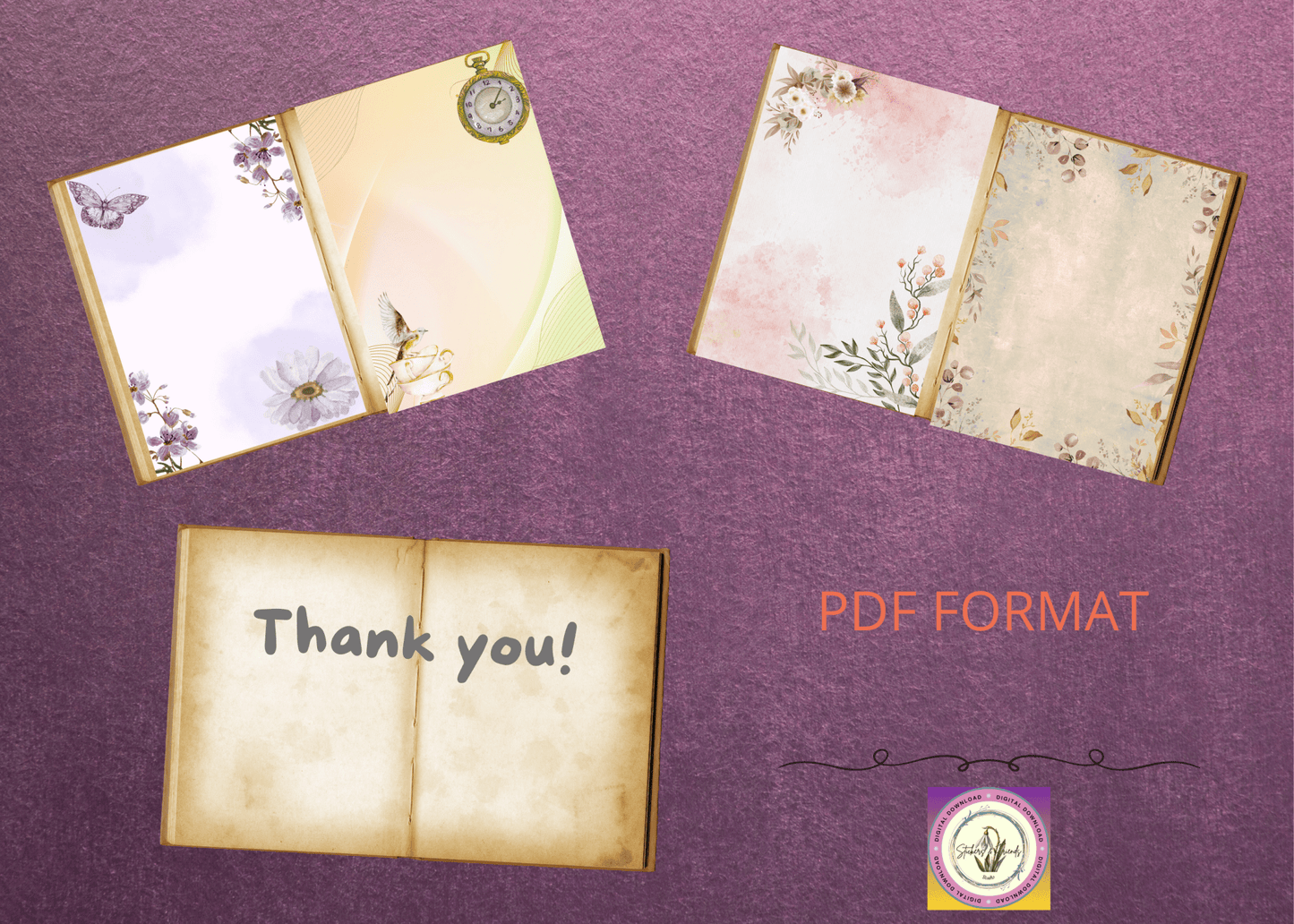 Junk Journal Vol. I - Stickers&FriendsStudio