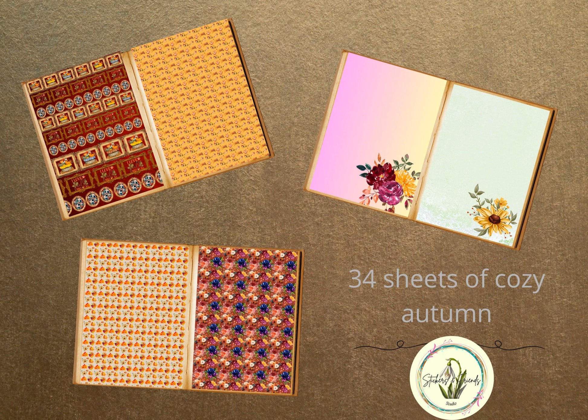 Junk Journal Vol. I (Paper) - Stickers&FriendsStudio