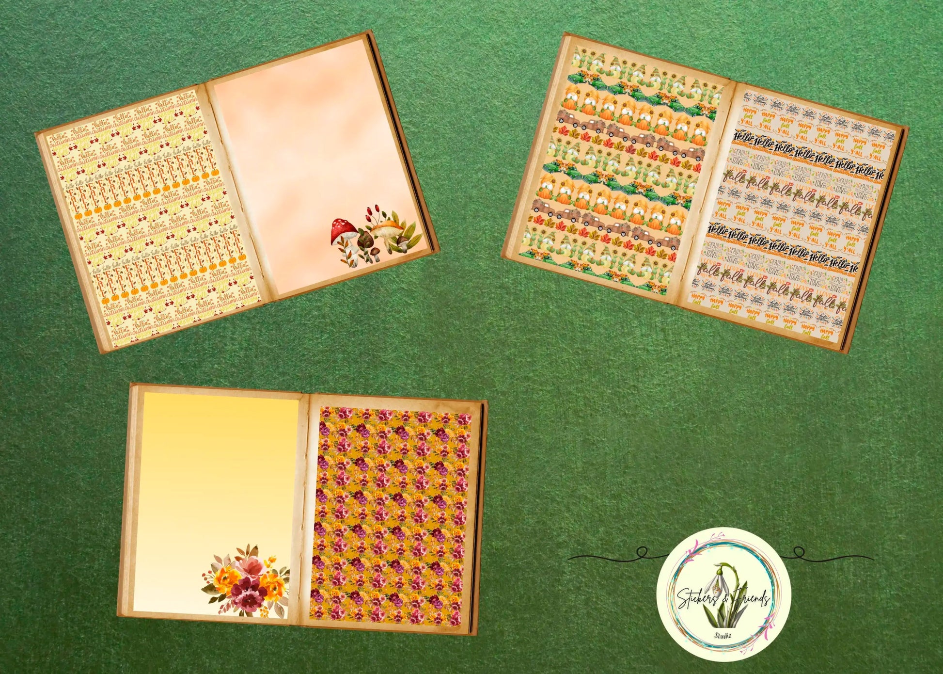 Junk Journal Vol. I (Paper) - Stickers&FriendsStudio