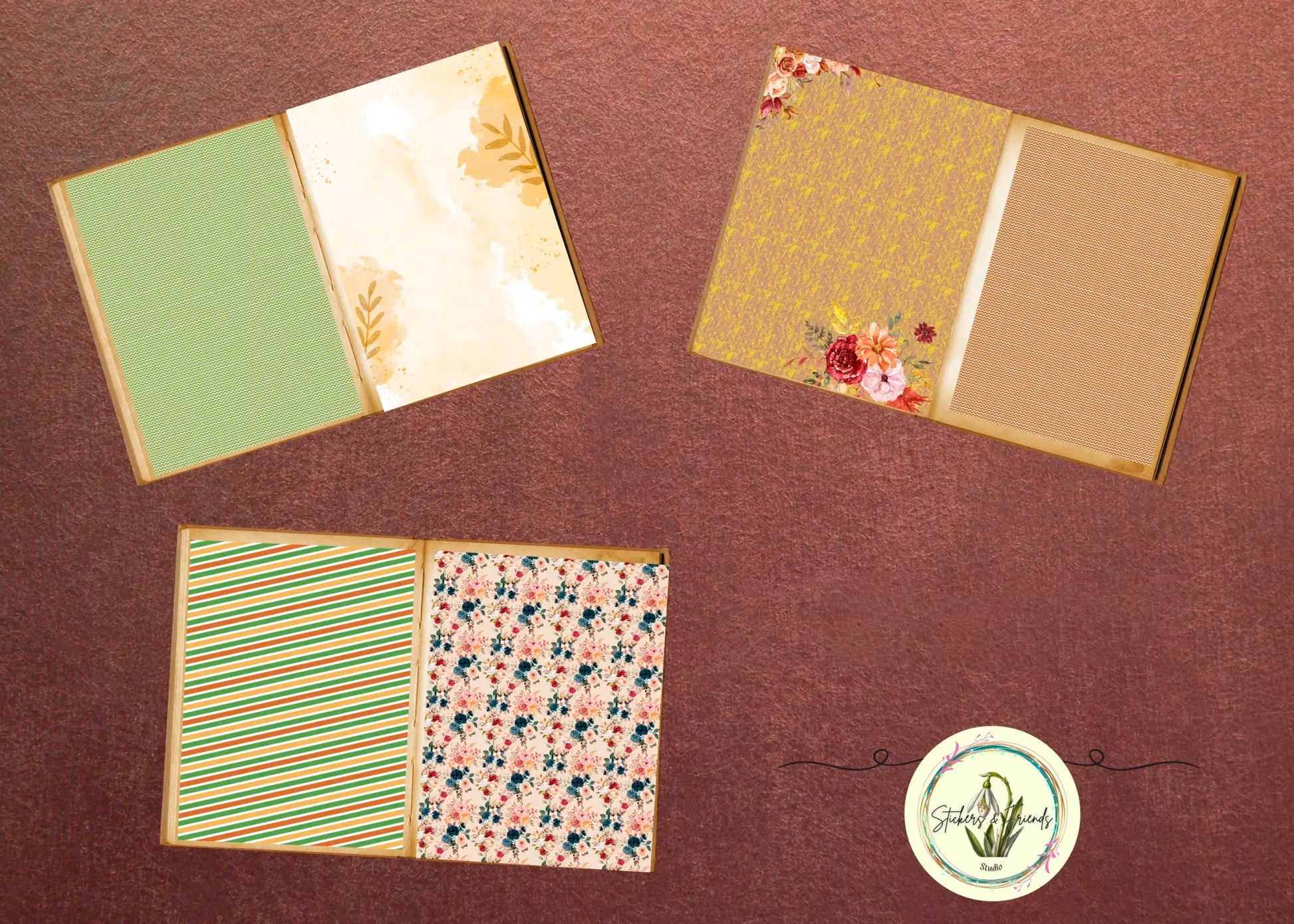Junk Journal Vol. I (Paper) - Stickers&FriendsStudio