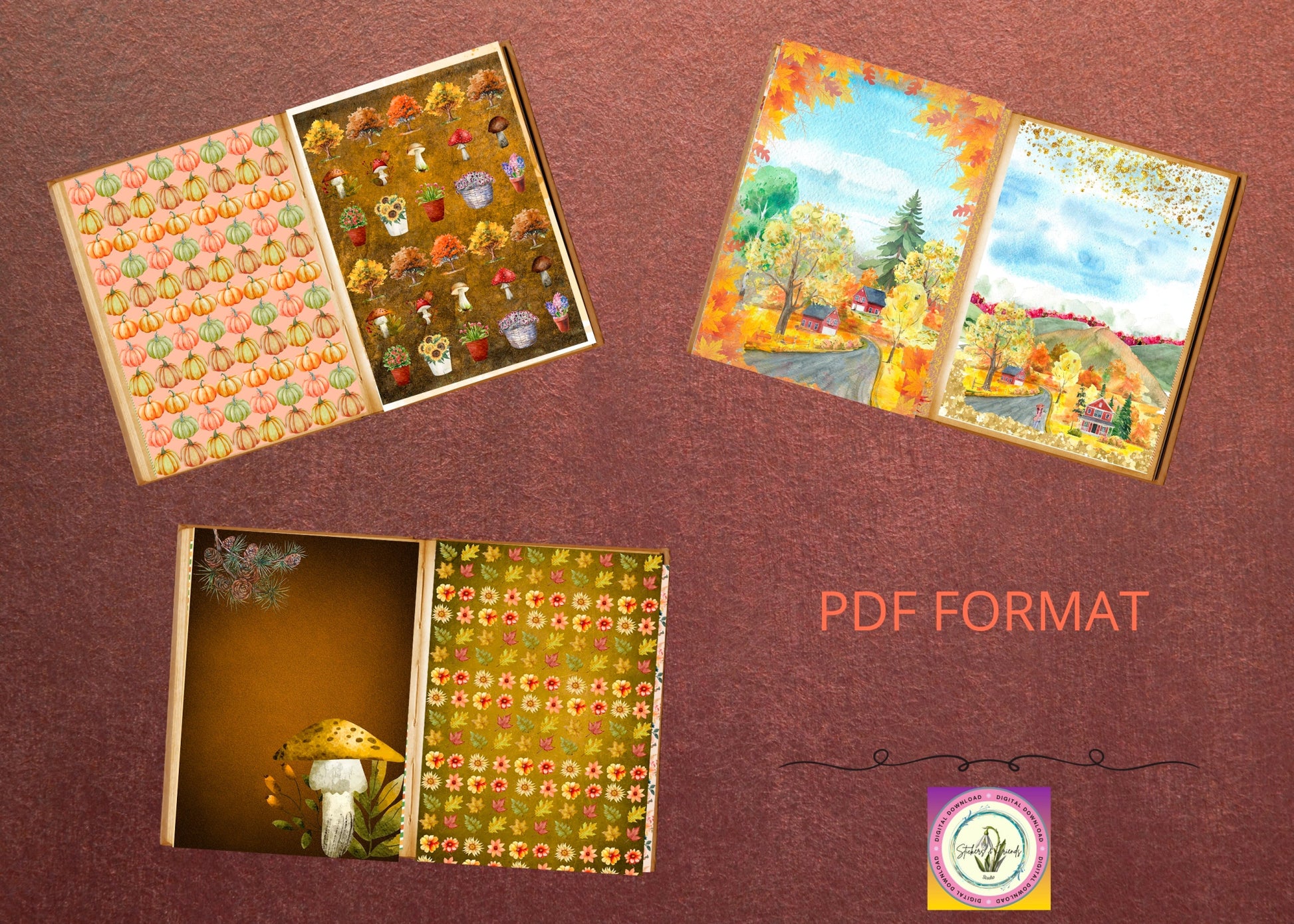 Junk Journal Vol. II - Stickers&FriendsStudio