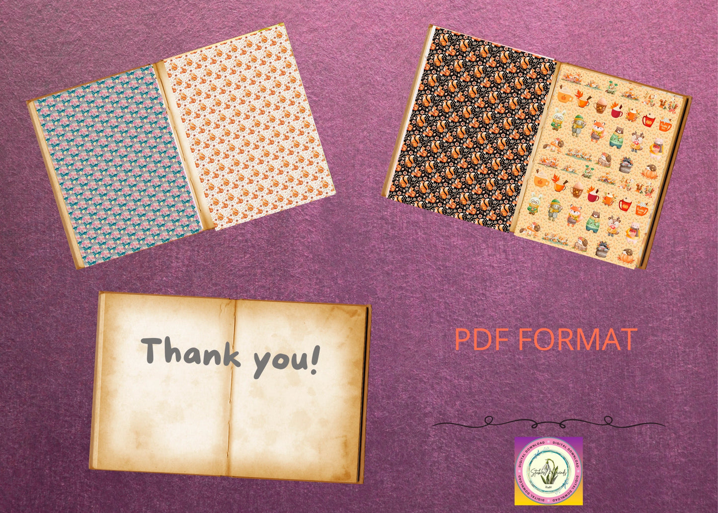 Junk Journal Vol. II - Stickers&FriendsStudio