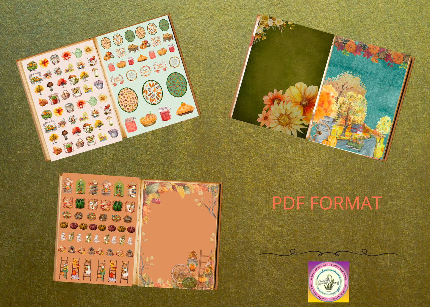 Junk Journal Vol. II - Stickers&FriendsStudio
