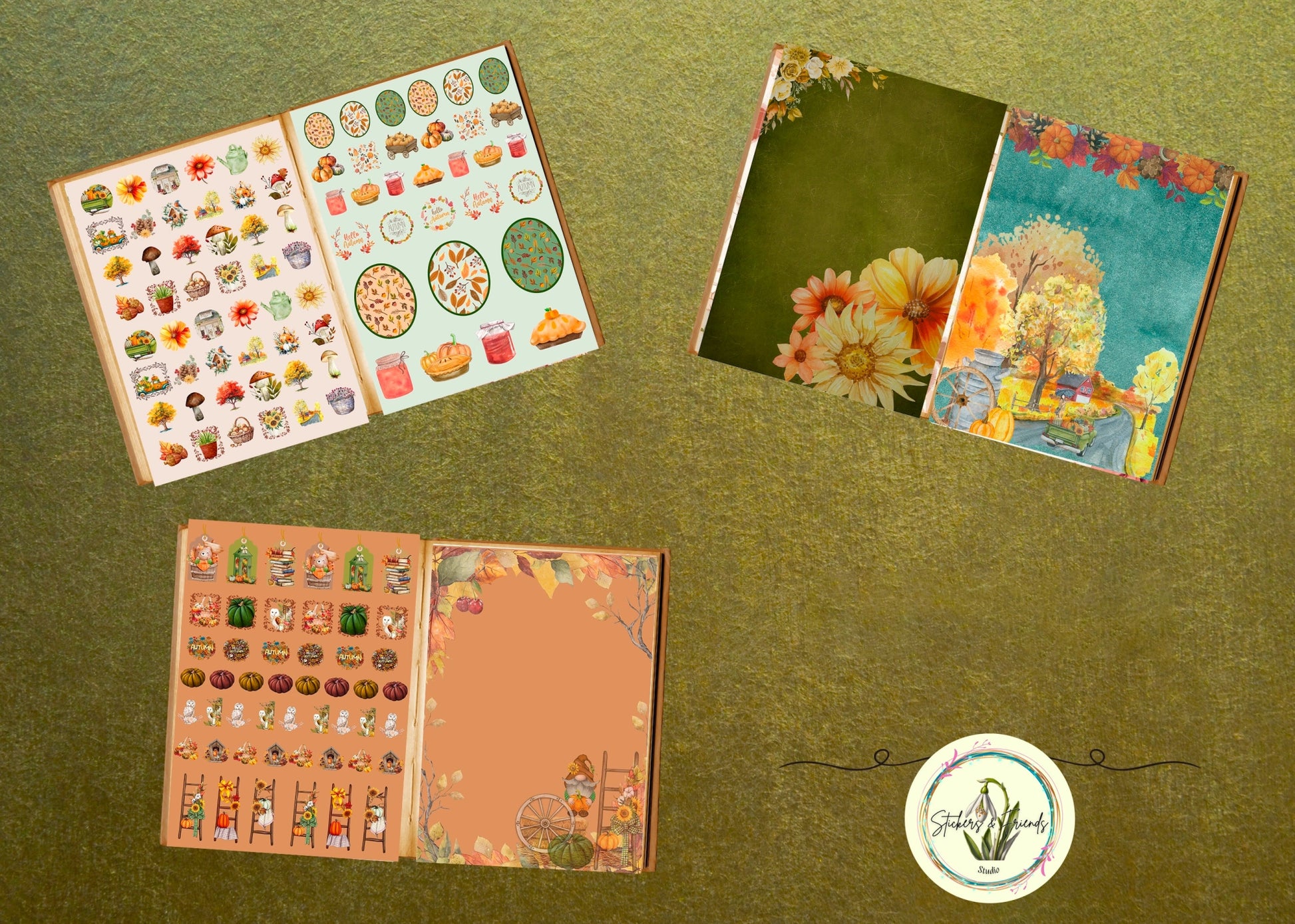 Junk Journal Vol. II (Paper) - Stickers&FriendsStudio