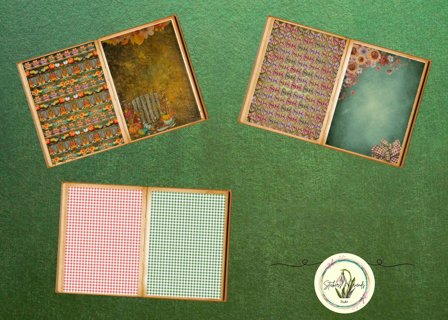 Junk Journal Vol. II (Paper) - Stickers&FriendsStudio