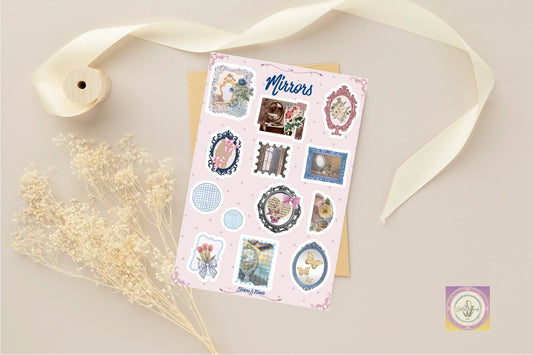 Mirrors Junk Journal Pack - Stickers&FriendsStudio