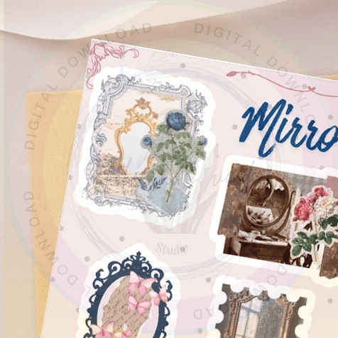 Mirrors Sticker Digital Sheet - Stickers&Friends