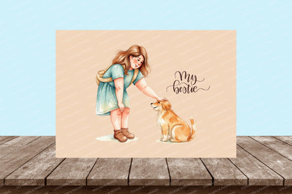 My Bestie Postcard - Stickers&Friends Studio