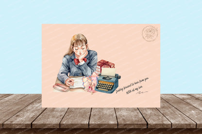 Penpal Friend Postcard - Stickers&Friends Studio