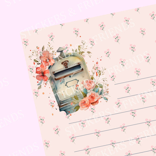 Penpal Friends Letter Sheet - Stickers&Friends Studio