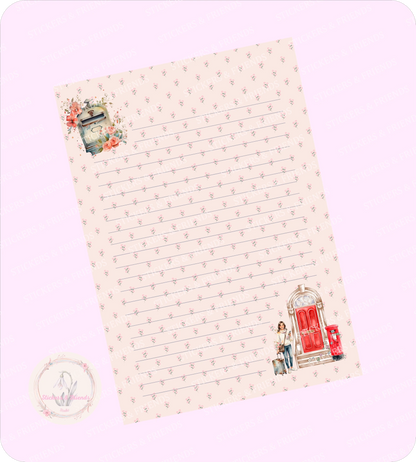 Penpal Friends Letter Sheet - Stickers&Friends Studio
