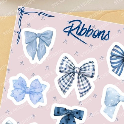Ribbons Journal Set - Stickers&Friends