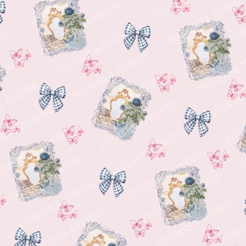 Ribbons Journal Set - Stickers&Friends
