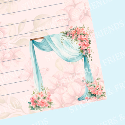 Romantic Letter Sheet - Stickers&Friends Studio