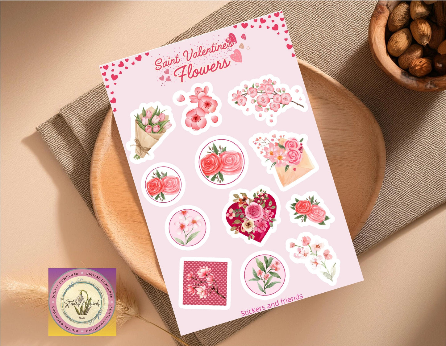 Saint Valentine's Day Pack (Digital) - Stickers&FriendsStudio