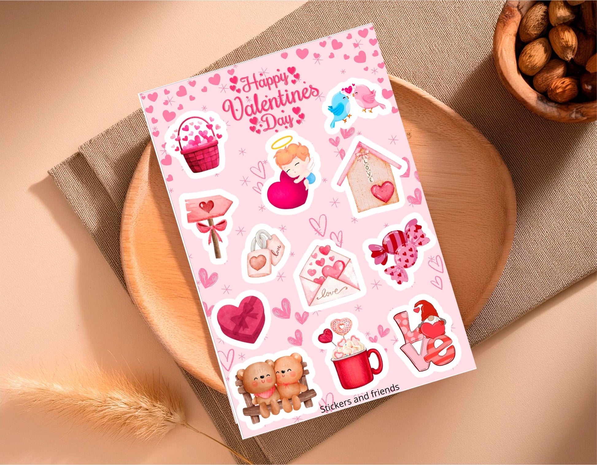 Saint Valentine's Day Pack (Paper) - Stickers&FriendsStudio