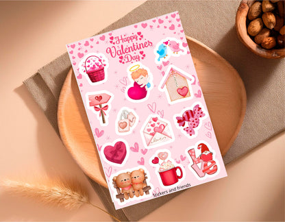 Saint Valentine's Day Pack (Paper) - Stickers&FriendsStudio