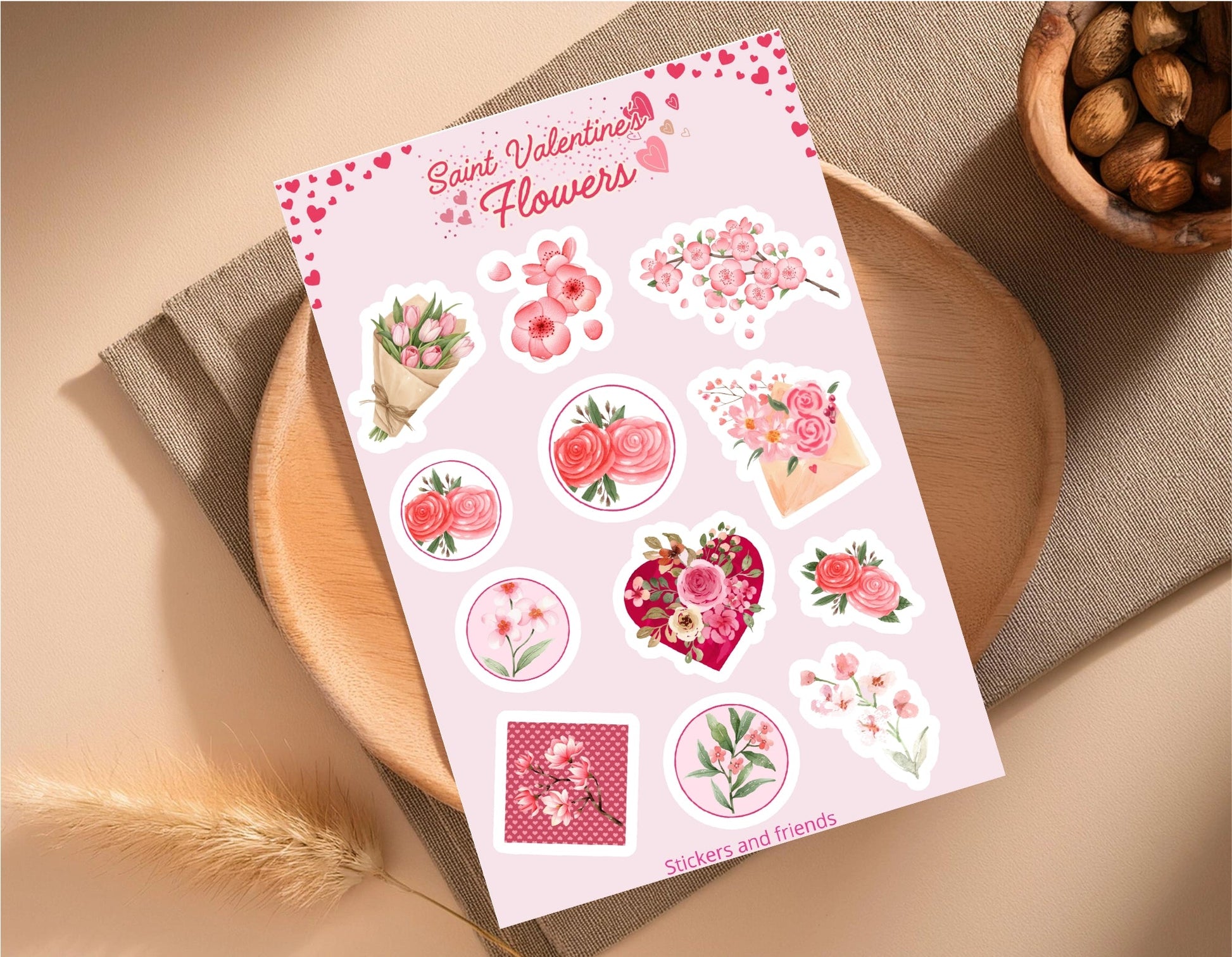 Saint Valentine's Day Pack (Paper) - Stickers&FriendsStudio