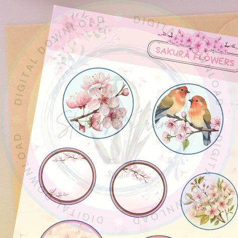 Sakura Junk Journal Pack - Stickers&FriendsStudio