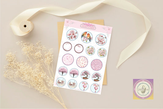 Sakura Junk Journal Pack - Stickers&FriendsStudio