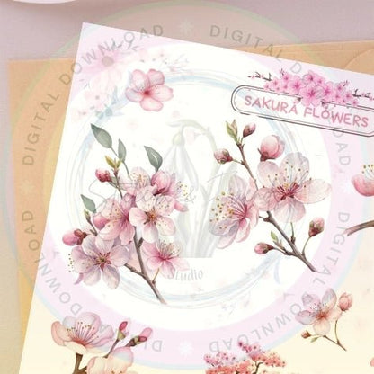 Sakura Junk Journal Pack - Stickers&FriendsStudio