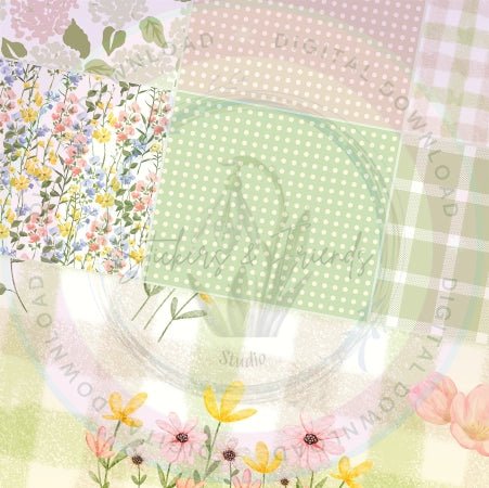 Spring Heart Junk Journal Pack - Stickers&FriendsStudio