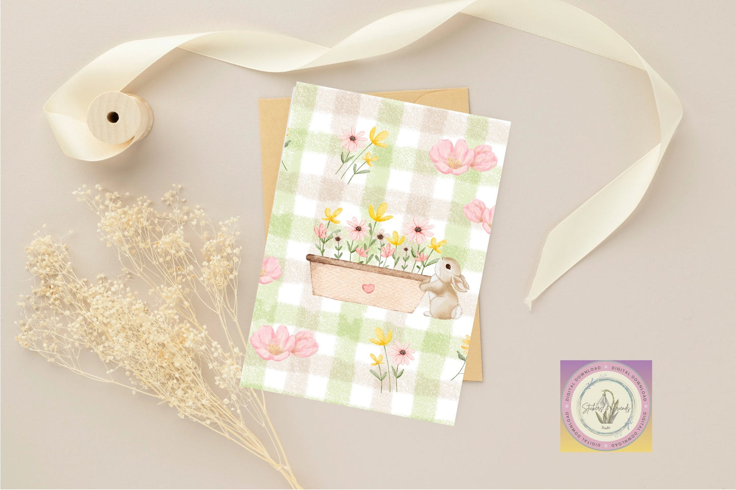 Spring Heart Junk Journal Pack - Stickers&FriendsStudio