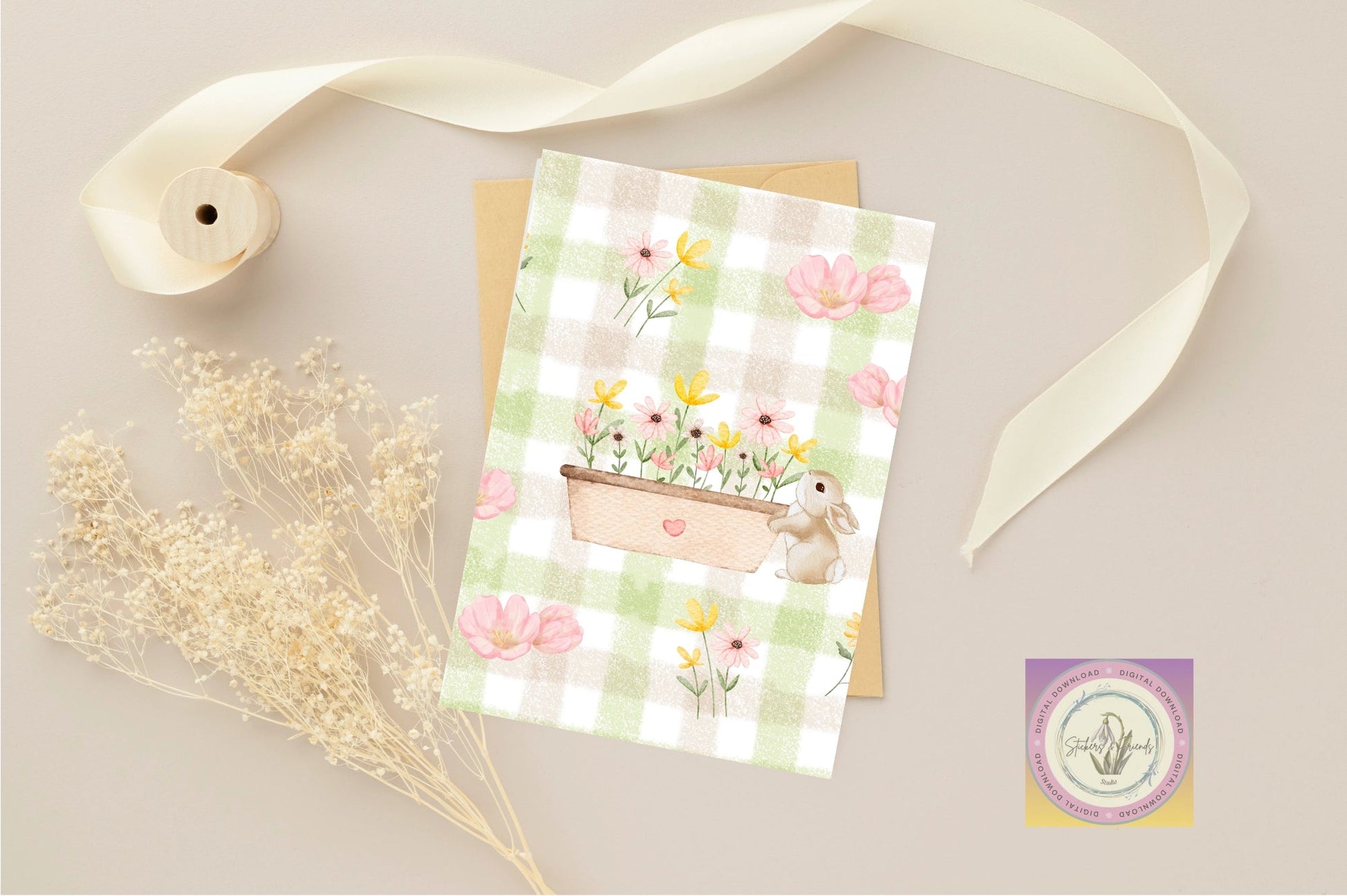 Spring Heart Junk Journal Pack - Stickers&FriendsStudio