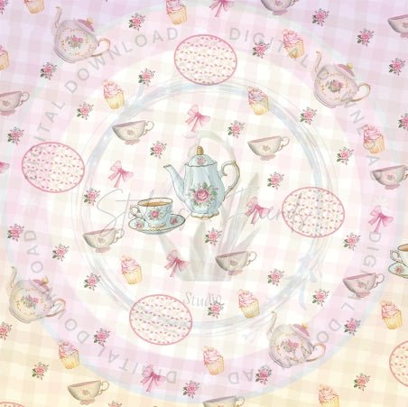 Tea Heart Junk Journal Pack - Stickers&FriendsStudio