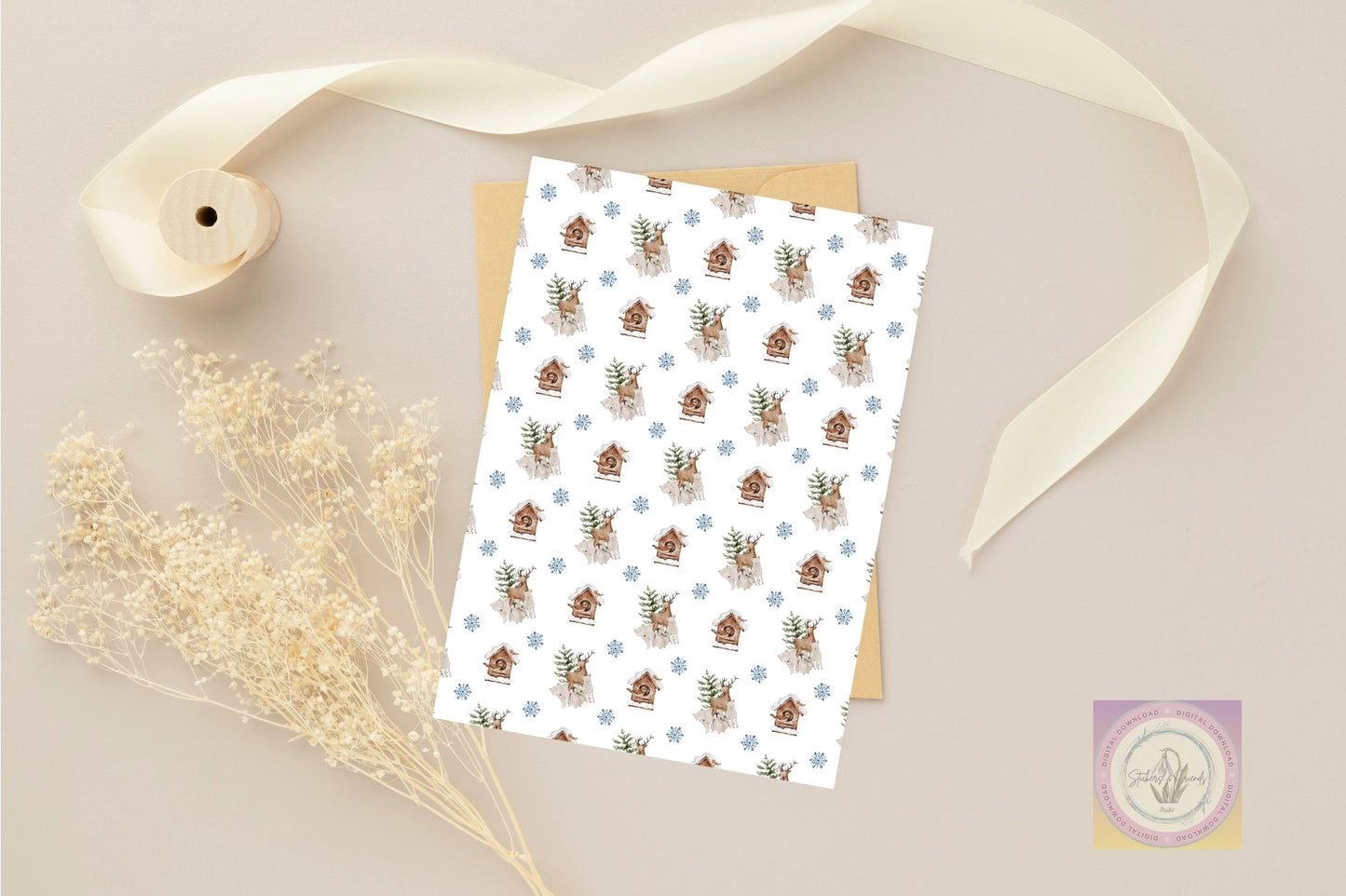Winter Junk Journal Pack (Digital) - Stickers&FriendsStudio