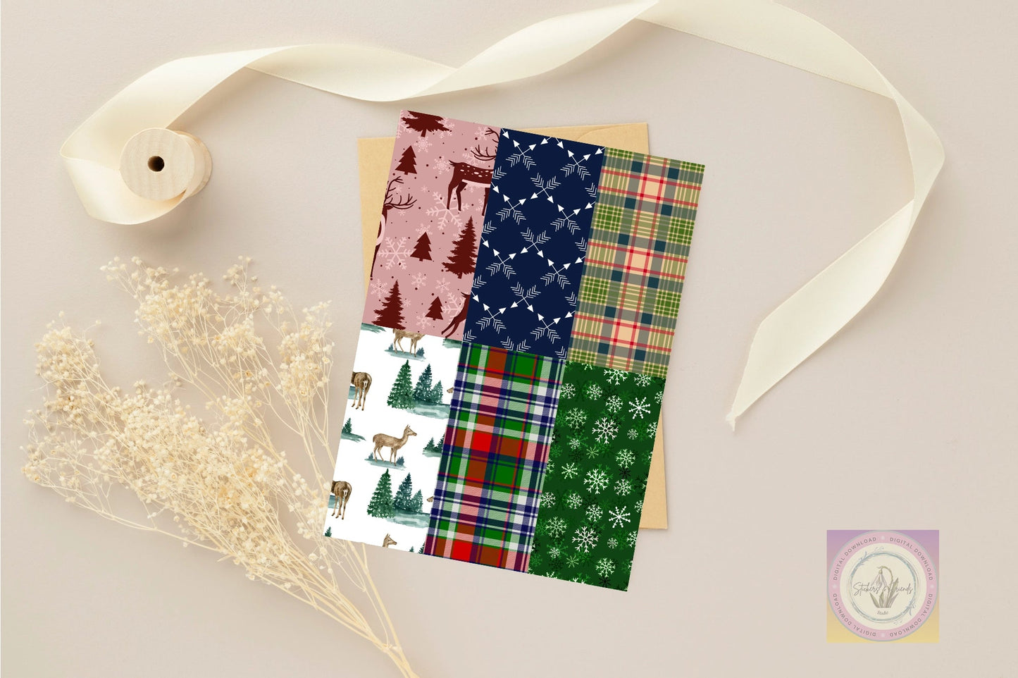 Winter Junk Journal Pack (Digital) - Stickers&FriendsStudio